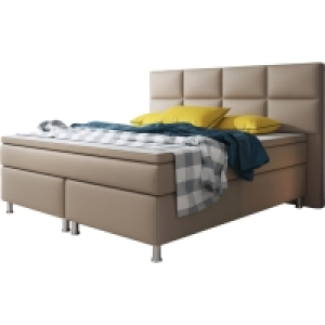 Netto  Boxspringbett Miami 180x200 cm muddy