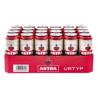 Netto  Astra Urtyp 4,9 % vol 0,5 Liter Dose, 24er Pack