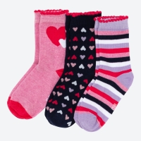 NKD  Kinder-Mädchen-Socken, 3er-Pack