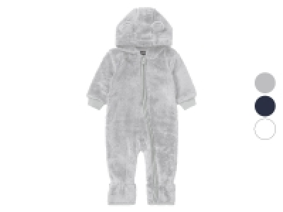 Lidl Lupilu lupilu Baby Teddyfleece-Overall mit Öhrchen