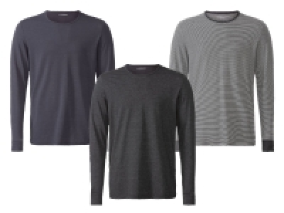 Lidl Livergy LIVERGY Herren Langarmshirt, mit Rundhalsausschnitt