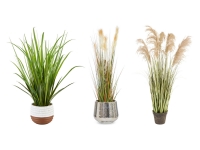 Lidl Pureday Pureday Kunstpflanze Schilf/Gras, ideal für dunkle Ecken