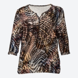 Damen-Shirt mit hübschem Muster, große Größen 7.00 €