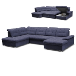 Wohnlandschaft - blau-grau - Velours - verschiedene Ausführungen 1,699.00 €