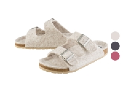 esmara® Damen Tieffussbettpantolette, mit verstellbaren Schnallen