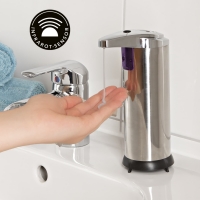 Netto  MAXXMEE Hygiene-Seifenspender Sensor 6V chromfarben