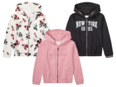 pepperts!® Kinder Mädchen Sweatjacke mit angerauter Innenseite