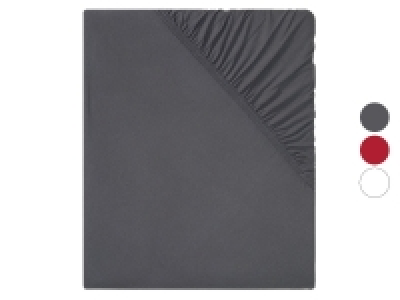 LIVARNO home Winter Jersey Spannbettlaken, 180-200 x 200 cm