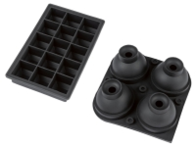 Ernesto® Sansibar Eiswürfelform / Eiskugelform aus Platinsilikon