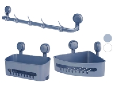 Lidl Livarno Home LIVARNO home Handtuchhalter/ Eckregal/ Korb, Vakuum-Technik
