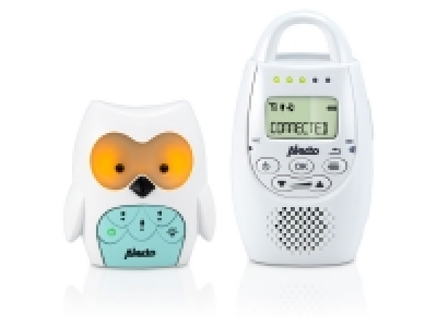 Alecto DBX-84 DECT Babyphone Eule, weiß/minze