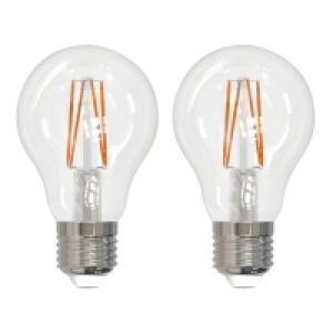 LIGHTWAY® Packung LED-Filamentleuchtmittel, nicht dimmbar, 2er-Packung