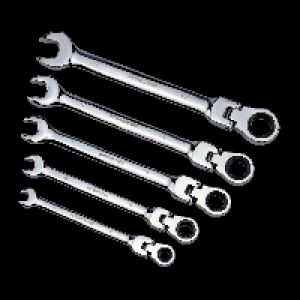 WORKZONE Gabel-Ringschlüsselsatz mit Ratsche 12.99 €