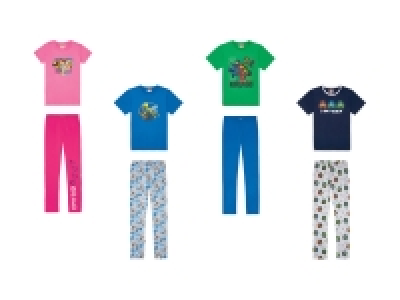 LEGO Kleinkind Pyjama, mit Rundhalsausschnitt und Baumwolle