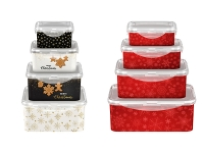 ERNESTO® Frischhaltedosen, stapelbar, 4er Set 4.99 €