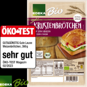 Edeka  Bio Krustenbrötchen