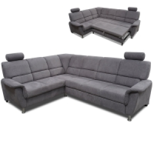 Ecksofa - grau - mit Kopfstützen - verschiedene Ausführungen 1,199.00 €