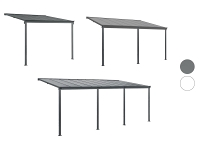 Juskys Aluminium Terrassendach »Borneo«