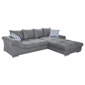 Roller  Ecksofa - silver - inklusive Kissen