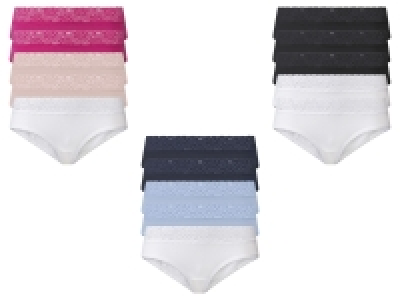 Lidl Esmara® esmara® Damen Hipster, 5 Stück, hoher Baumwollanteil