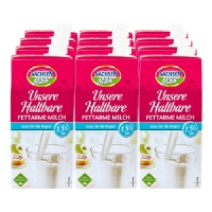 Sachsenmilch Unsere H-Milch 1,5 % 1 Liter, 12er Pack 15.19 €
