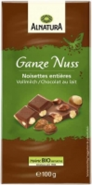 Schokolade Ganze Nuss Vollmilch 1.69 €