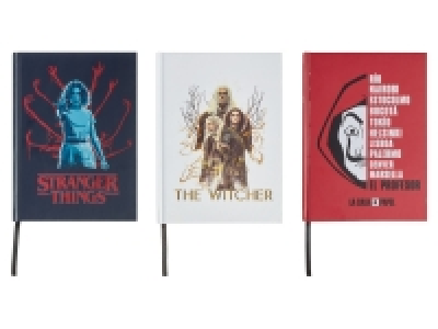 Lidl  Notizbuch Sammel-Set Netflix, mit Stickerbogen