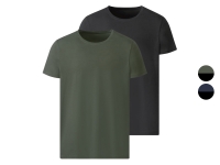 Lidl Livergy® LIVERGY® Herren T-Shirts, 2 Stück, aus reiner Baumwolle