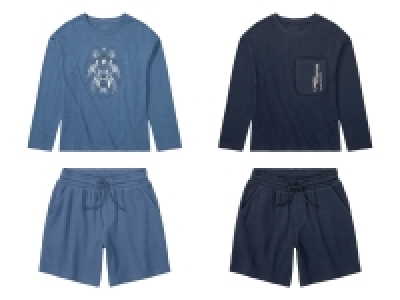 Lidl Pepperts!® pepperts!® Kinder Jungen Pyjama mit Ripp-Shorts, hoher Baumwollanteil