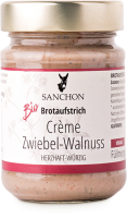 Ebl Naturkost  Sanchon Crème Brotaufstrich Zwiebel-Walnuss