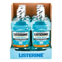 Netto  Listerine Mundspülung Cool Mint Mild 600 ml, 6er Pack