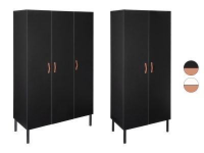 Lidl Schardt Schardt Kinder-Kleiderschrank »Melody«, mit Griffen in Lederoptik