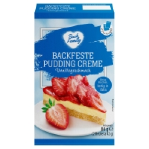 Aldi Süd  BACK FAMILY Backfeste Puddingcreme, Vanille 84 g