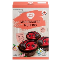Aldi Süd  BACK FAMILY Marienkäfer-Muffins 390 g