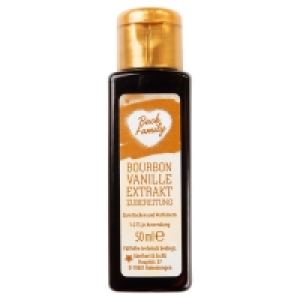 Aldi Süd  BACK FAMILY Bourbon-Vanilleextrakt-Zubereitung 50 ml