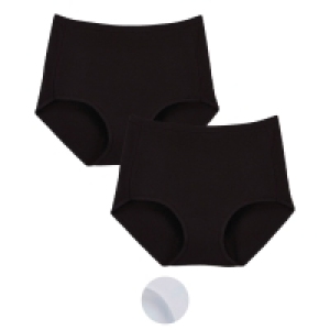 NUR DIE Damen Maxi- oder Midi-Slips, 2er-Packung