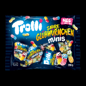 Aldi Nord Trolli TROLLI Saure Glühwürmchen-Minis