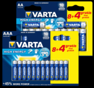 VARTA Batterien HIGH ENERGY