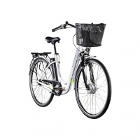 Hagebau Zãndapp E-Bike Â»Z517Â«, Citybike, 7-Gang, 374,4 Wh/10,4 Ah, weiß|grün