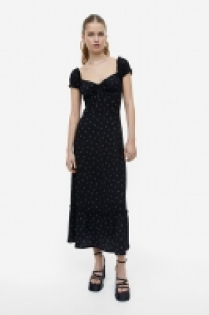 HM  Gecrinkeltes Off-Shoulder-Kleid