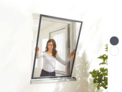 LIVARNO home Fenster-Insektenschutz, 100 x 120 cm, Alu-Rahmen 17.99 €