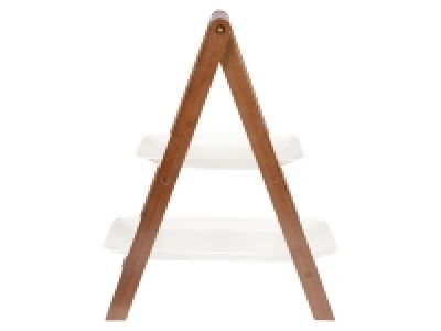 ERNESTO® Etagere, 2 Teller, Buchenholz, Porzellan 19.99 €