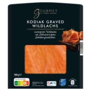 Aldi Süd  GOURMET FINEST CUISINE Kodiak Graved Wildlachs 100 g