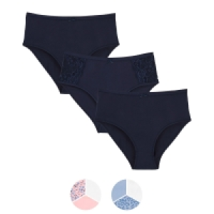 Aldi Süd  BLUE MOTION+ Damen Slips, 3er-Set