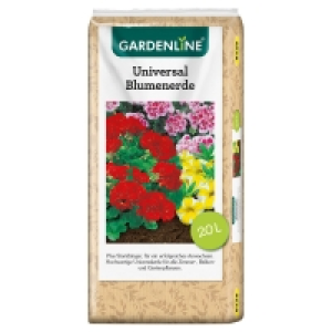 GARDENLINE Universal-Blumenerde 20 l 1.99 €