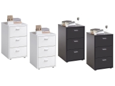 FMD Boxspringbett Nachtkonsolen, 2er Set mit 3 Schubladen 109.00 €