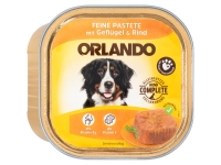 Lidl Orlando ORLANDO Hundevollnahrung Premium Geflügel & Rind, 18x 300g