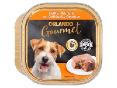 Lidl Orlando Gourmet ORLANDO Gourmet Hundenassnahrung Feine Pastete mit Geflügel & Gemüse