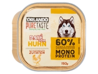 Lidl Orlando Pure Taste ORLANDO Pure Taste Hundenassnahrung Huhn Mono-Protein Paté