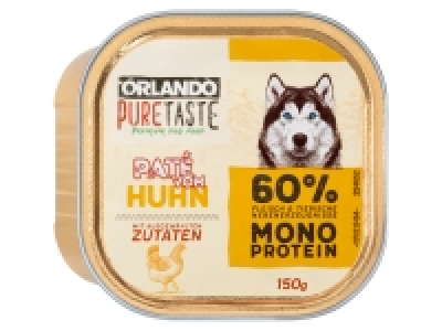 ORLANDO Pure Taste Hundenassnahrung Huhn Mono-Protein Paté